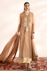 3-PC Embroidered Organza Shirt with Organza Dupatta and Trouser CMA-4-02 SKIN