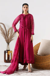 3-PC Embroidered Chiffon Shirt with Embroidered Chiffon dupatta and Trouser CMA-3-31