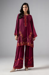 3-PC Embroidered Raw-Silk CMA-6-402