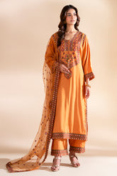 3-PC Stitched Embroidered CMA-6-360