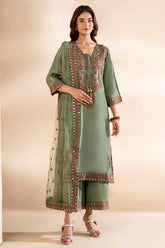 3-PC Stitched Embroidered CMA-6-369