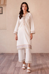 2-PC Embroidered Cotton Shirt with Trouser CNP-4-S48