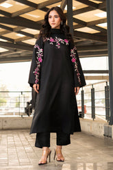 3-PC Embroidered Raw-Silk Suit CNP-5-096