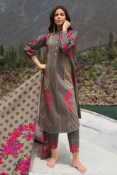 3-PC Unstitched Linen Collection CPW6-04