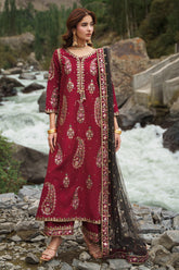Embroidered Raw Silk CMA-6-448