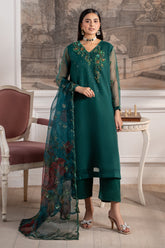 3-PC Embroidered Organza Suit CMA-5-120