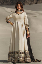 3 Pcs Stitched Raw Silk Pishwas CMA-6-468