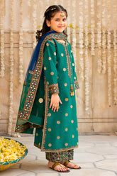 3-PC Embroidered Raw-Silk CKP-6-367