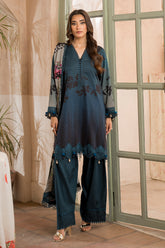 3-Pc Unstitched Embroidered Staple Suit AWE5-11