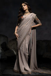 3-PC Stitched Premium Saree Collection CSS6-06P