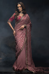 3-PC Stitched Premium Saree Collection CSS6-05P