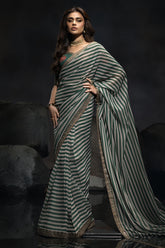 3-PC Stitched Premium Saree Collection CSS6-04P