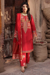 3-PC Embroidered Lawn Shirt with Zari Dupatta and Trouser CNP-4-024