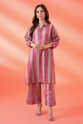 2-PC Cotton Shirt with Trouser CPM-4-19S (PINK)