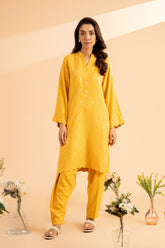 2 Pc Jacquard Printed Shirt with Shalwar CPG21-41