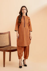 2-PC Printed Cotton Shirt with Trouser CPM-4-2S