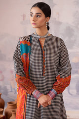 3-PC Printed Lawn Shirt with Chiffon Dupatta and Trouser  CPM-4-04