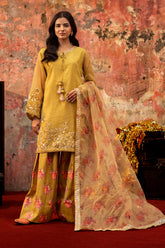 3-PC Embroidered Organza CMA-6-95