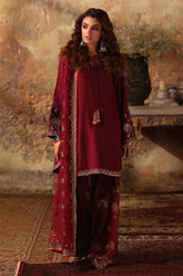 3-PC Embroidered Raw-Silk Suit CMA-5-068