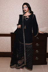 3-PC Embroidered Raw-Silk Suit CMA-5-084