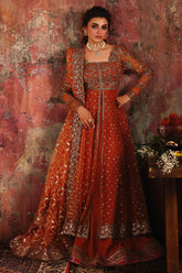 3-PC Embroidered Net Pishwas Suit stm-5-01