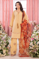 3-PC Embroidered Raw-Silk Suit CMA-5-80