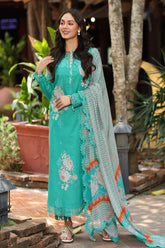 3-PC Unstitched Embroidered Lawn Collection RM6-06
