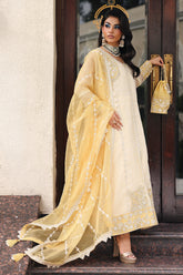 3-PC Embroidered Cotton Net CMA-5-240