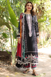3-PC Unstitched Embroidered Lawn CH6-17