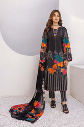 3-PC Digital Lawn Shirt with Trouser & Chiffon Dupatta CPM23-49