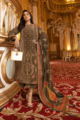 3-Pc Charizma Unstitched Vlevet Collection CV22-10