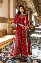 3-Pc Charizma Unstitched Velvet Collection CV22-08