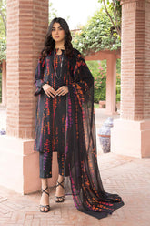 3-Pc Digital Printed Lawn Shirt With Lawn Straight Trouser and Chiffon Dupatta CPM23-65