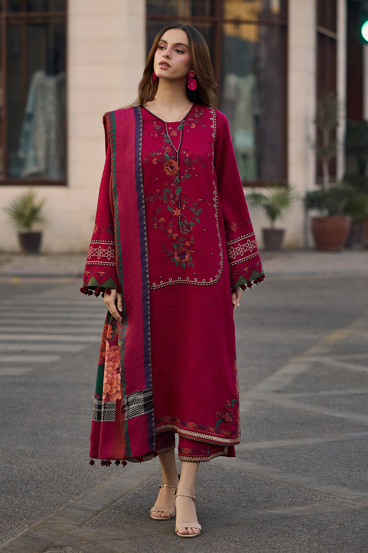 3-pc Unstitched Wool Shawl Collection PSW5-09 House Of Charizma 3-pc Unstitched Wool Shawl Collection PSW5-09 House Of Charizma