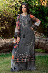 3-PC Unstitched Embroidered Chiffon Collection VSLW6-02