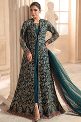 3-PC Unstitched Embroidered Luxury Chiffon DJW6-05