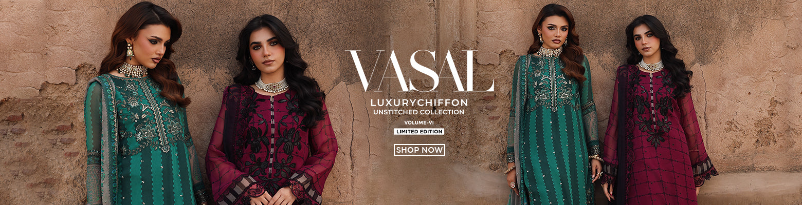 Vasal - Vol 6 Unstitched Luxury Chiffon