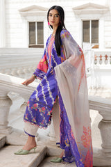 3-PC Unstitched Embroidered Lawn Collection AG6-01 A