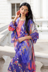 3-PC Unstitched Embroidered Lawn Collection AG6-01 A