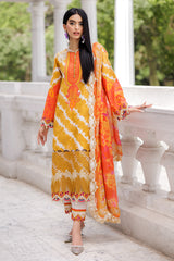 3-PC Stitched Embroidered Lawn Collection  AG6-06 P