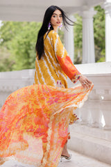 3-PC Stitched Embroidered Lawn Collection  AG6-06 P