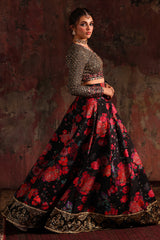 3-PC Embroidered Raw-Silk Suit CMA-5-05