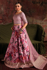 3-PC Embroidered Raw-Silk Suit CMA-5-03
