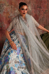 3-PC Embroidered Raw-Silk Suit CMA-5-04