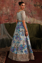 3-PC Embroidered Raw-Silk Suit CMA-5-04