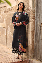 3-PC Embroidered Lawn Shirt with Embroidered Chiffon Dupatta and Trouser DSCC4-10