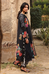 3-PC Embroidered Lawn Shirt with Embroidered Chiffon Dupatta and Trouser DSCC4-10