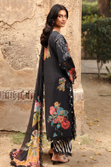 3-PC Embroidered Lawn Shirt with Embroidered Chiffon Dupatta and Trouser DSCC4-10