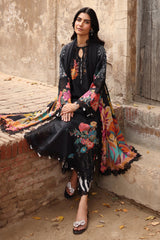 3-PC Embroidered Lawn Shirt with Embroidered Chiffon Dupatta and Trouser DSCC4-10