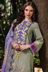 3-PC Unstitched Embroidered Lawn Collection CN5-02